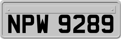 NPW9289