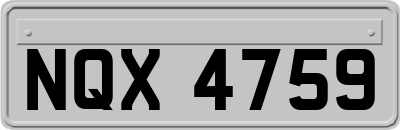 NQX4759