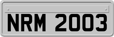NRM2003