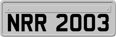 NRR2003