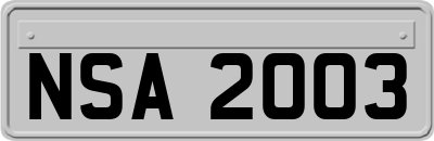 NSA2003