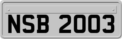 NSB2003