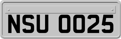 NSU0025