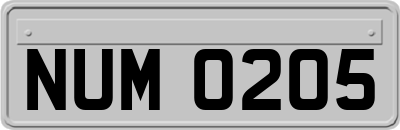 NUM0205