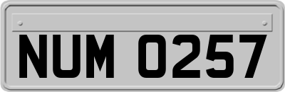 NUM0257