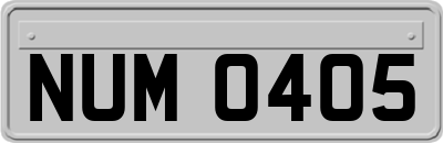 NUM0405