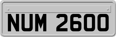 NUM2600