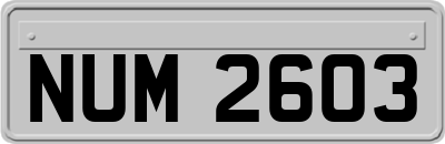 NUM2603