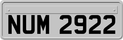 NUM2922