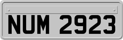 NUM2923