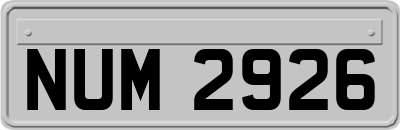 NUM2926