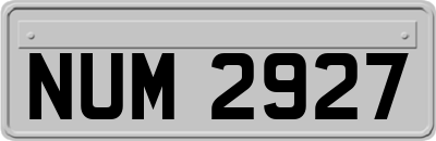 NUM2927