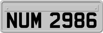 NUM2986