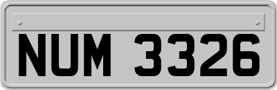 NUM3326