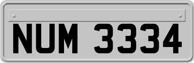 NUM3334