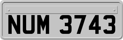 NUM3743
