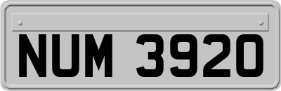 NUM3920