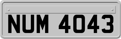 NUM4043