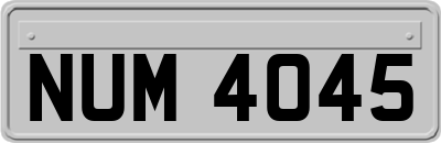 NUM4045