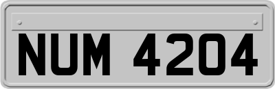 NUM4204