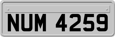 NUM4259