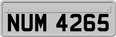 NUM4265
