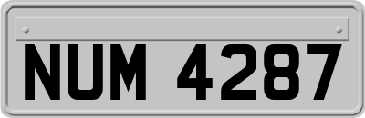 NUM4287