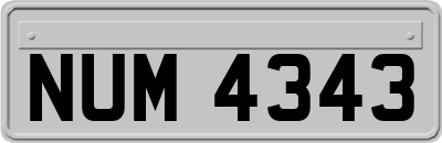 NUM4343