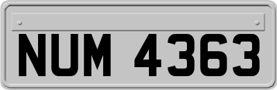 NUM4363