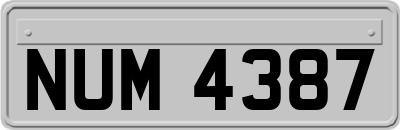 NUM4387