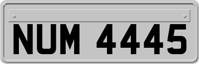 NUM4445
