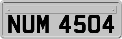 NUM4504