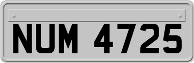 NUM4725