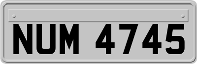 NUM4745
