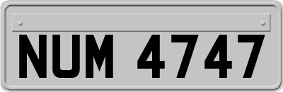 NUM4747
