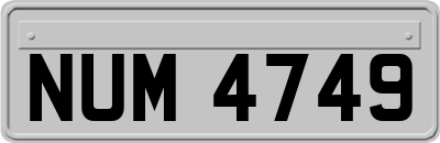 NUM4749