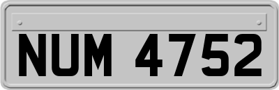 NUM4752