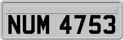 NUM4753