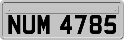NUM4785
