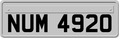NUM4920