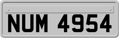 NUM4954