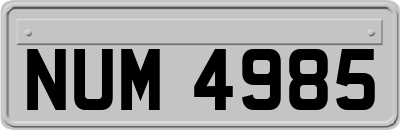 NUM4985
