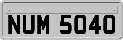 NUM5040