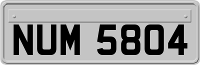 NUM5804