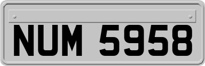 NUM5958