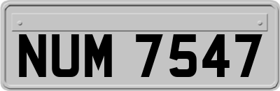 NUM7547