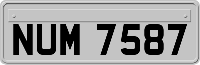 NUM7587