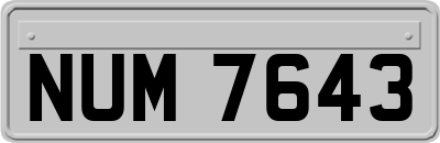 NUM7643