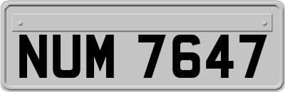 NUM7647