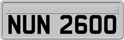 NUN2600